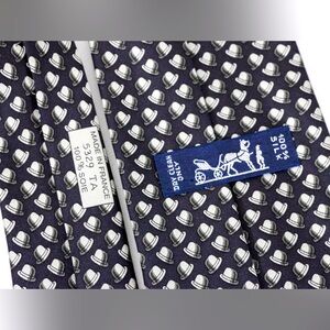 Hermes Silk Top Hat Tie